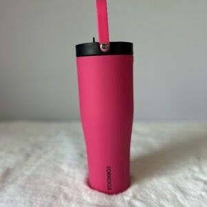 Corkcicle Pink Travel Mug with Handle